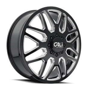 Cali Off-Road – INVADER – Black – 22″x8.25″ 115mm – Summer Wheels – 9115D-22881BMF115
